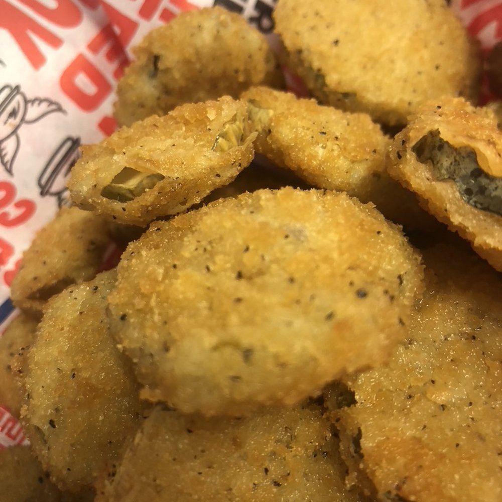 Boom-A-Rang Diner - Fried pickles. Hot and fresh - Burgers Near Me - Pauls Valley, Oklahoma
