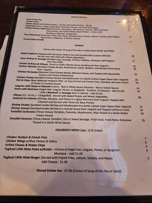 Menu photo 2 Tugboat Tavern Cohoes, NY Menu photo 2 Tugboat Tavern Cohoes, NY