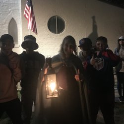 Nightly Spirits - The Church graveyard looking for Ghosts!