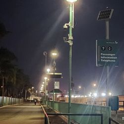 Ventura - East Metrolink Station - The sign said delayed trains will happen due to speed restrictions in Ventura County.