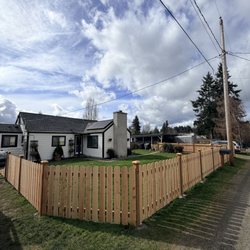 Elite Fencing and Landscaping - 4ft tall cedar picket style fence