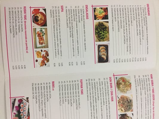 Menu photo 1 Ichiwaka Madrid, M