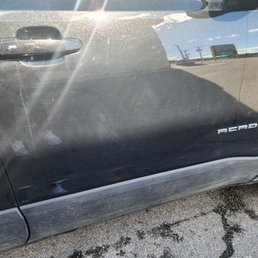 This is after going through the car wash it looks as if the car wasn't even touched This is after going through the car wash it looks as if the car wasn't even touched