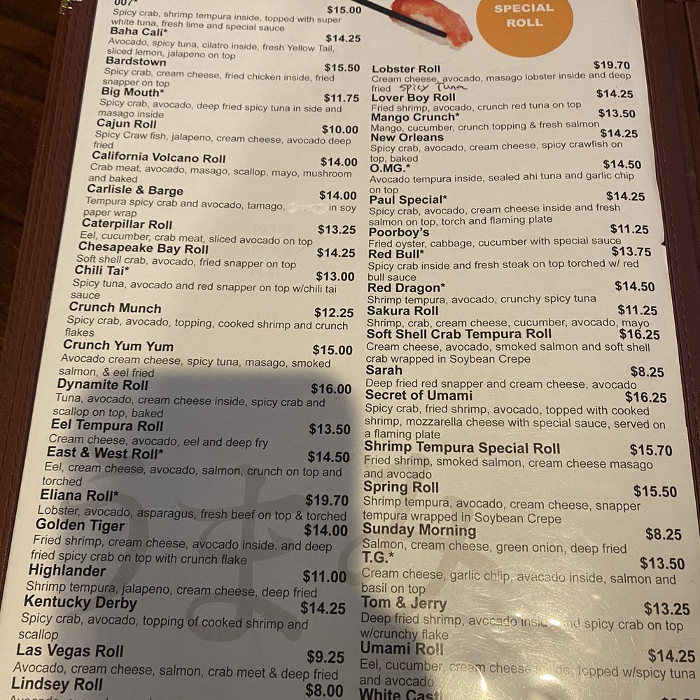 Umami Sushi - Menu - Seafood Near Me - Bardstown, Kentucky Umami Sushi - Menu - Seafood Near Me - Bardstown, Kentucky