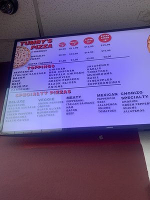Menu photo 3 Tumby's Pizza Los Angeles, CA