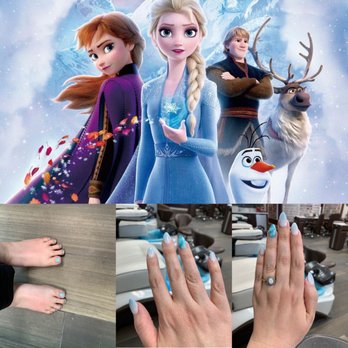 Zen Nails Spa - My Frozen like nails from January - Nail Salons Near Me - Las Vegas, Nevada Zen Nails Spa - My Frozen like nails from January - Nail Salons Near Me - Las Vegas, Nevada