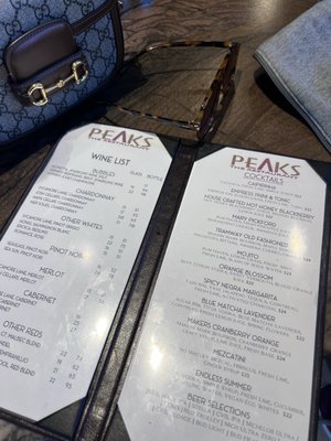 Menu photo 3 Peaks Restaurant Palm Springs, CA