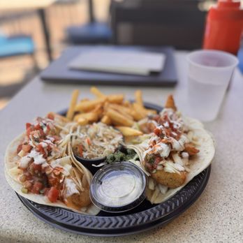 Surf City Fish - Kaboom shrimp taco plate - Seafood Near Me - Huntington Beach, California Surf City Fish - Kaboom shrimp taco plate - Seafood Near Me - Huntington Beach, California