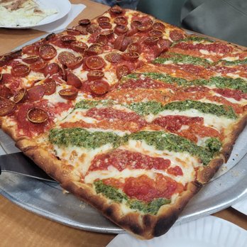 Krispy Pizza - Hands down that trio slice is the best I've ever had! - Pizza Near Me - Brooklyn, New York Krispy Pizza - Hands down that trio slice is the best I've ever had! - Pizza Near Me - Brooklyn, New York