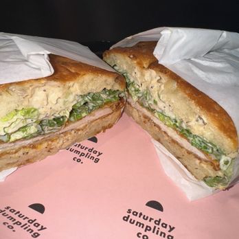 Saturday Dumpling - Chicken Caesar sandwich - Asian Fusion Near Me - Minneapolis, Minnesota Saturday Dumpling - Chicken Caesar sandwich - Asian Fusion Near Me - Minneapolis, Minnesota