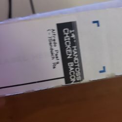 Domino's Pizza - Notice label says nothing about tomatoes and ham maybe they are illiterate