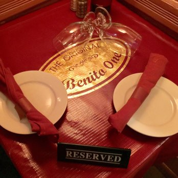 Benito One - The table before we destroyed it. - Italian Near Me - New York, New York Benito One - The table before we destroyed it. - Italian Near Me - New York, New York