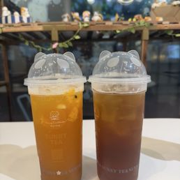 Mango Passionfruit Tea and Peach Oolong Mango Passionfruit Tea and Peach Oolong