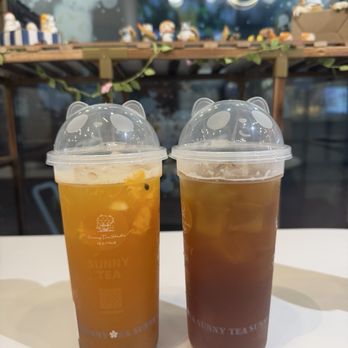 Sunny Tea Studio - Mango Passionfruit Tea and Peach Oolong - Shaved Ice Near Me - Fullerton, California Sunny Tea Studio - Mango Passionfruit Tea and Peach Oolong - Shaved Ice Near Me - Fullerton, California