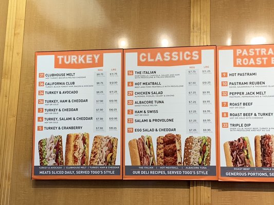 Menu photo 3 TOGO'S Sandwiches San Leandro, CA Menu photo 3 TOGO'S Sandwiches San Leandro, CA