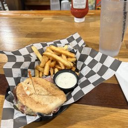 Cuban and fries Cuban and fries