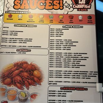 LA Crawfish - Menus as of May 2026 - Cajun/Creole Near Me - Houston, Texas