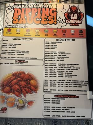 Menu photo 2 LA Crawfish Houston, TX
