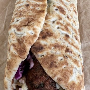 Cava - Spicy Lamb Meatball Pita - Mediterranean Near Me - Culver City, California