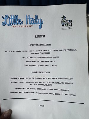 Menu photo 8 Little Italy Restaurant Katy, TX Menu photo 8 Little Italy Restaurant Katy, TX