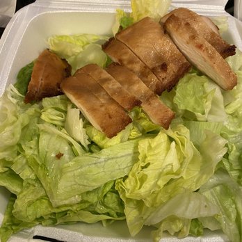 China Kitchen - This is the chicken salad ??? It's lettuce and chicken. Not at all happy a pound of freaking lettuce - Chinese Near Me - Fresno, California