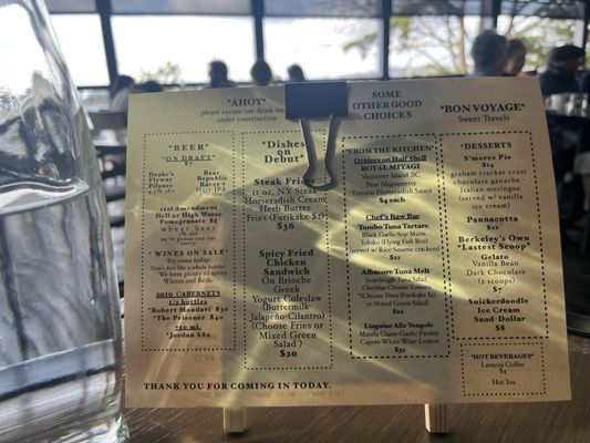 Menu photo 6 Marina Seafood Dockside Patio Berkeley, CA