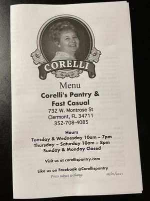 Corelli’s Pantry by null