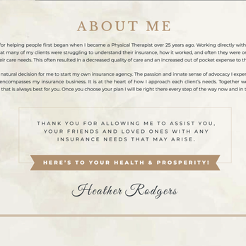 HRodgers Insurance Agency - Long standing career of helping other and advocacy as well as extensive knowledge of medical field. - Health Insurance Offices Near Me HRodgers Insurance Agency - Long standing career of helping other and advocacy as well as extensive knowledge of medical field. - Health Insurance Offices Near Me