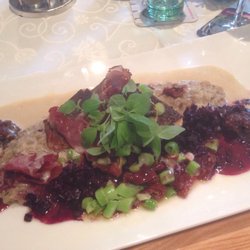 Scherrerwirt Gasthof Widegger - Fisch...Risotto, Gemüse und Feigen
