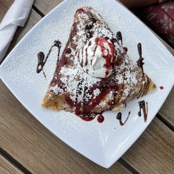 Little RED Bistro - Strawberry, Banana and Nutella Crepe