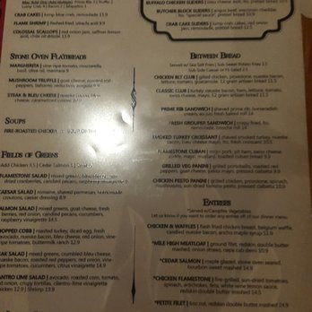 Flamestone American Grill - Lunch menu - American Near Me - Oldsmar, Florida