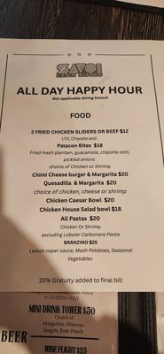 Menu photo 1 Savoi Latin Bistro Brooklyn, NY Menu photo 1 Savoi Latin Bistro Brooklyn, NY