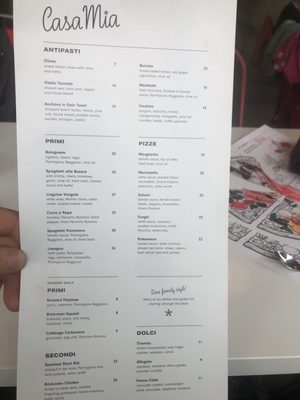 Menu photo 4 Casa Mia West Vancouver, BC