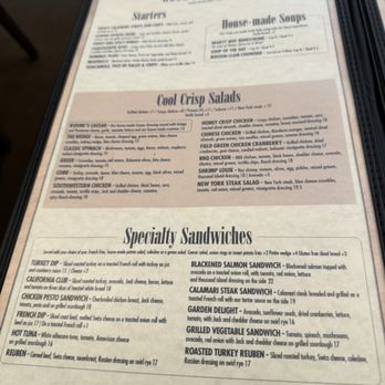 Rosine's Restaurant - Lunch menu - American Near Me - Monterey, California Rosine's Restaurant - Lunch menu - American Near Me - Monterey, California