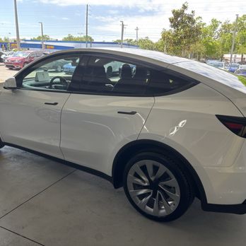 Elite Window Tinting - Tesla Model Y juniper before tiny - Home Window Tinting Near Me - Valrico, Florida Elite Window Tinting - Tesla Model Y juniper before tiny - Home Window Tinting Near Me - Valrico, Florida