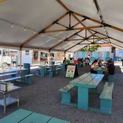 Plantation Plates - Covered dining area at the Food Truck Market Place