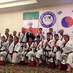 PTSDA Karate - Master Dufour teaching Tang Soo Do seminars in Mexico.