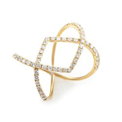 Tenenbaum Jewelers - Tenenbaum Now pavé diamond openwork ring
