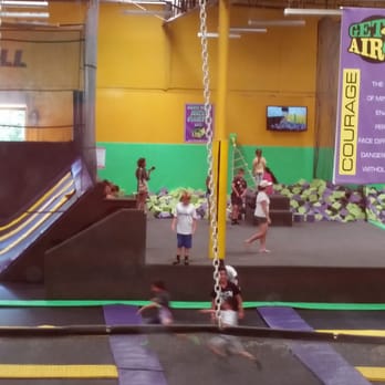 Get Air Poway - Just one employee on the floor... still chatting with a mom. One boy in our party just got injured right behind her and she never knew!! - Trampoline Parks Near Me - Poway, California Get Air Poway - Just one employee on the floor... still chatting with a mom. One boy in our party just got injured right behind her and she never knew!! - Trampoline Parks Near Me - Poway, California