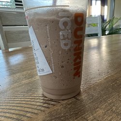 Dunkin' - Mocha swirl with no swirl. Whipped cream on top minus the whipped cream on top.