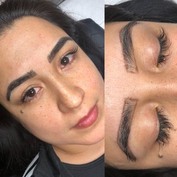 Brows by Lissette - Microblading's filled in her gaps . Looks so natural - Eyebrow Services Near Me - Fishers, Indiana