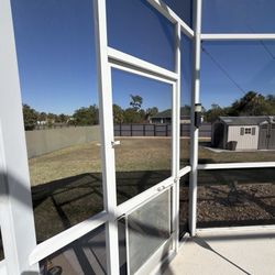 Davis Door Repair and Home Maintenance - Lanai doors after repair