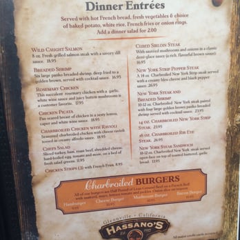 Hassano's - Menu - American Near Me - Glennville, California Hassano's - Menu - American Near Me - Glennville, California