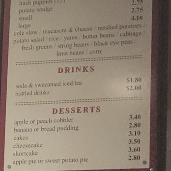 Levi's Restaurant & Catering - Menu: sides, drinks, desserts - Soul Food Near Me - Clinton, Maryland Levi's Restaurant & Catering - Menu: sides, drinks, desserts - Soul Food Near Me - Clinton, Maryland