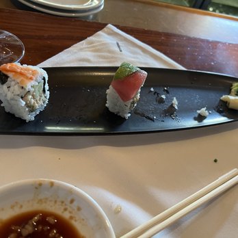 R+D Kitchen - Rainbow Roll Sushi, you can see we ate n I forgot to take pics! Very good - New American Near Me - Yountville, California