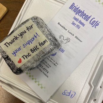 Bridgehead Cafe - Free brownie from BHC. Thank you! - Breakfast & Brunch Near Me - Antioch, California