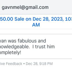 Logos Appliances - Customer review on square - 12/28/23
