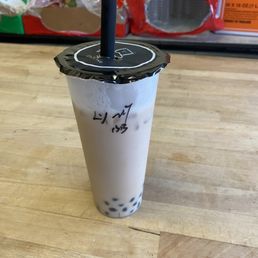 Lychee milk tea Lychee milk tea