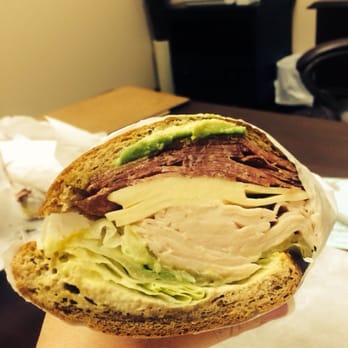 Bara's Deli - Bara's Combo with turkey and salami. I was happy to pay more money for avo and havarti! Yum! - Delis Near Me - San Leandro, California