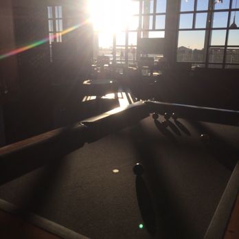 The Rec Room - Try sinking your pool ball when looking into that sun. Would fail. - Bowling Near Me - Edmonton, Alberta The Rec Room - Try sinking your pool ball when looking into that sun. Would fail. - Bowling Near Me - Edmonton, Alberta